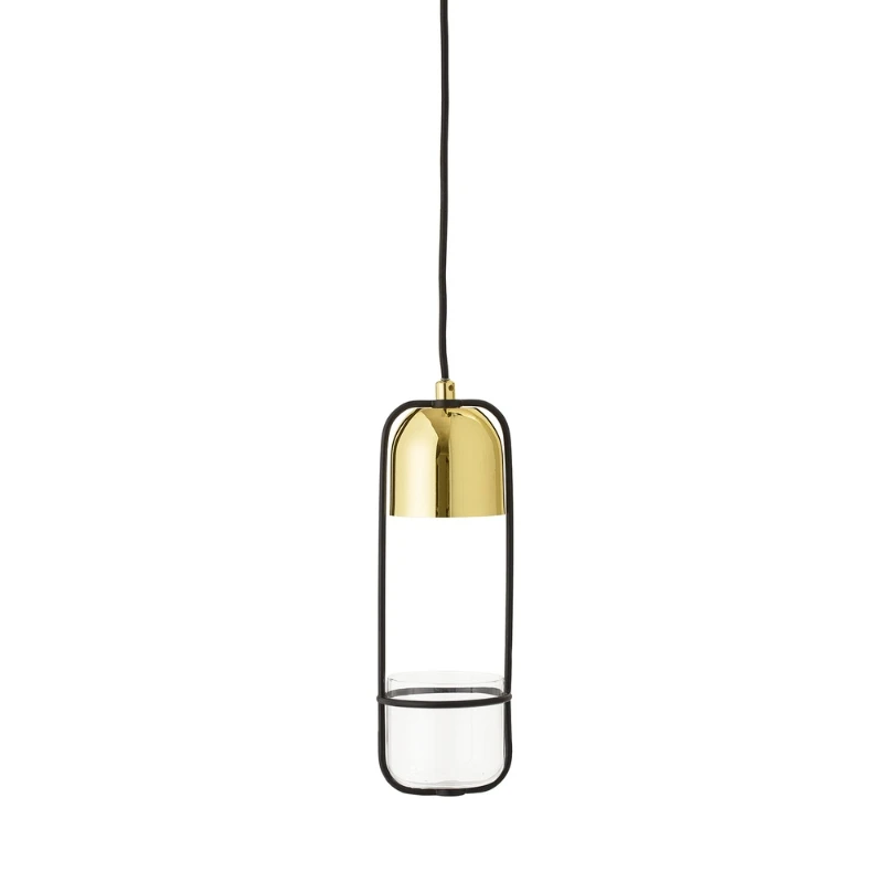 Gullak pendel, gull, metall 68801022 by Bloomingville color Svart