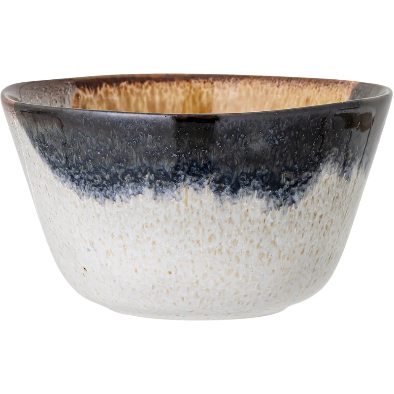 Jules Skål, Grå, Steintøy 82046909 by Bloomingville color Svart
