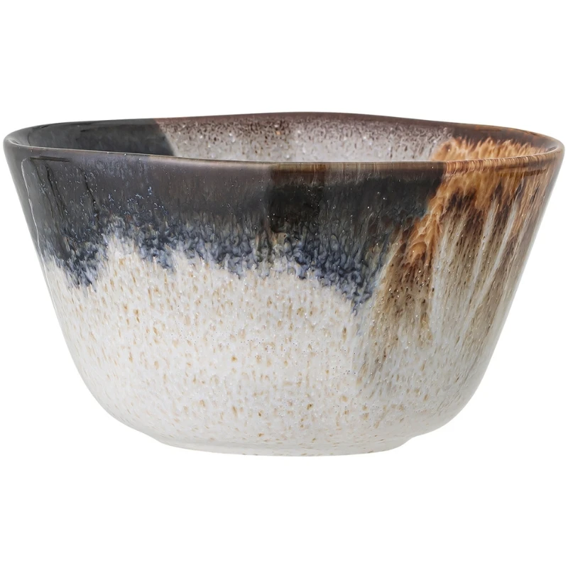 Jules Skål, Grå, Steintøy 82046909 by Bloomingville color Svart