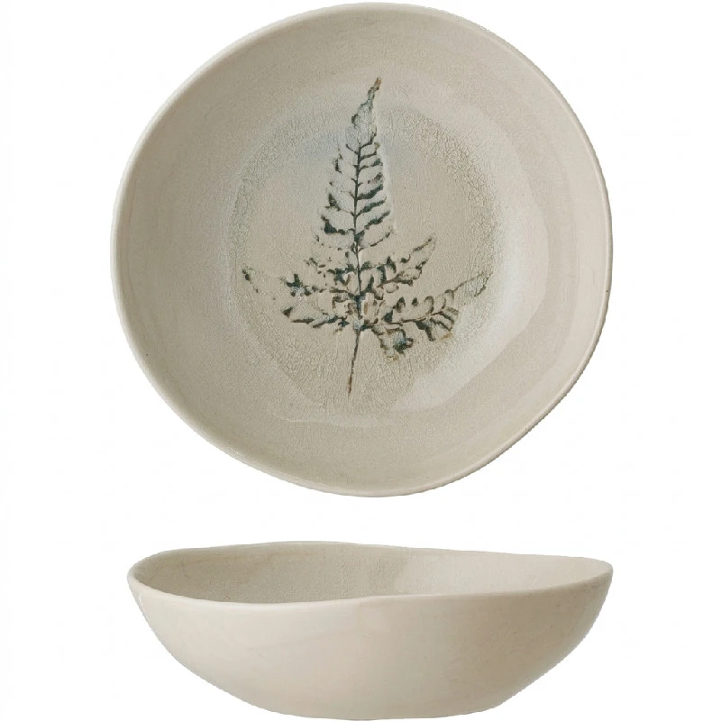 Bea Dyp Tallerken, Natur, Steintøy 82047391 by Bloomingville color Svart