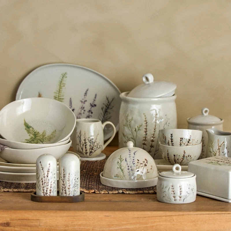 Bea krus, natur, steintøy 82047396 by Bloomingville color Svart