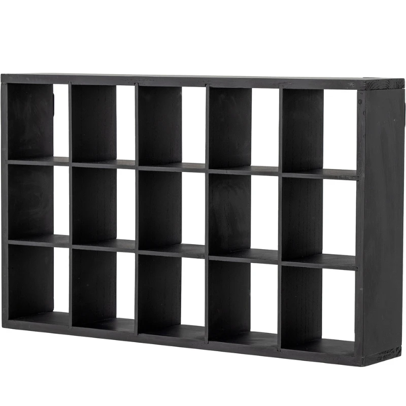 Olinn Hylle, Sort, Furu 82059665 by Bloomingville color Svart