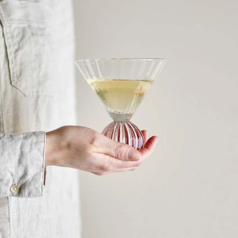 Taurin Cocktailglass, Klar, Glass 82060804 by Bloomingville color Svart