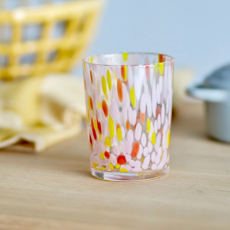 Lilya Drikkeglass, Rosa, Glass 82060870 by Bloomingville color Svart