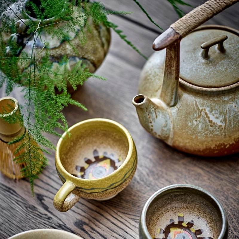 Ikigai Tekanne, Brun, Steintøy 82061428 by Bloomingville color Svart