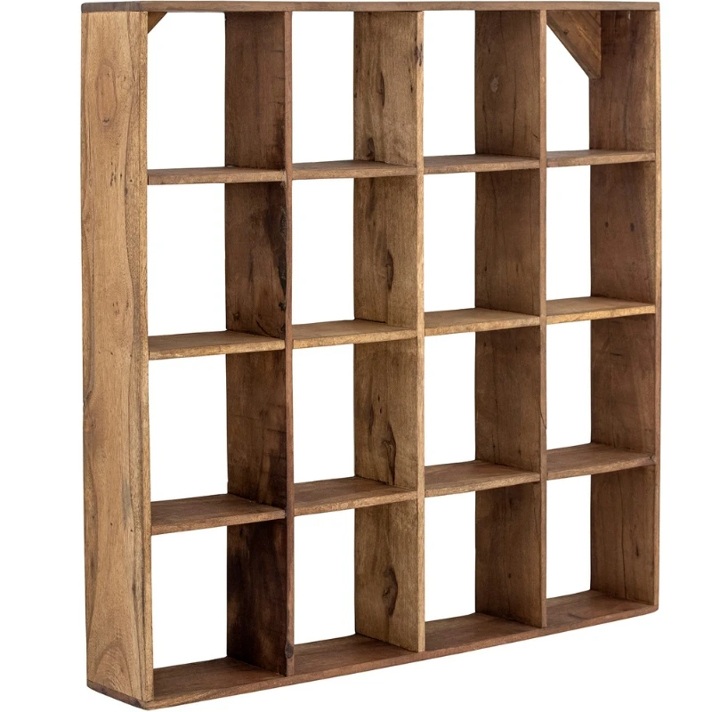 Tilo Hylle, Brun, Resirkulert Tre 82064059 by Bloomingville color Svart