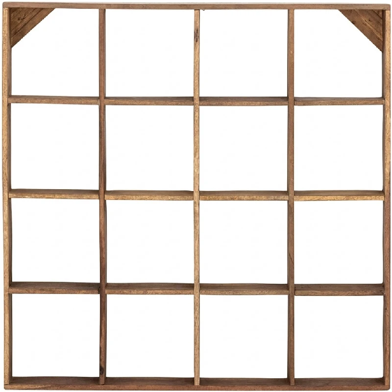 Tilo Hylle, Brun, Resirkulert Tre 82064059 by Bloomingville color Svart