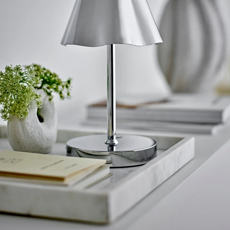 Majsa Fat, Hvit, Marmor 82068109 by Bloomingville color Svart