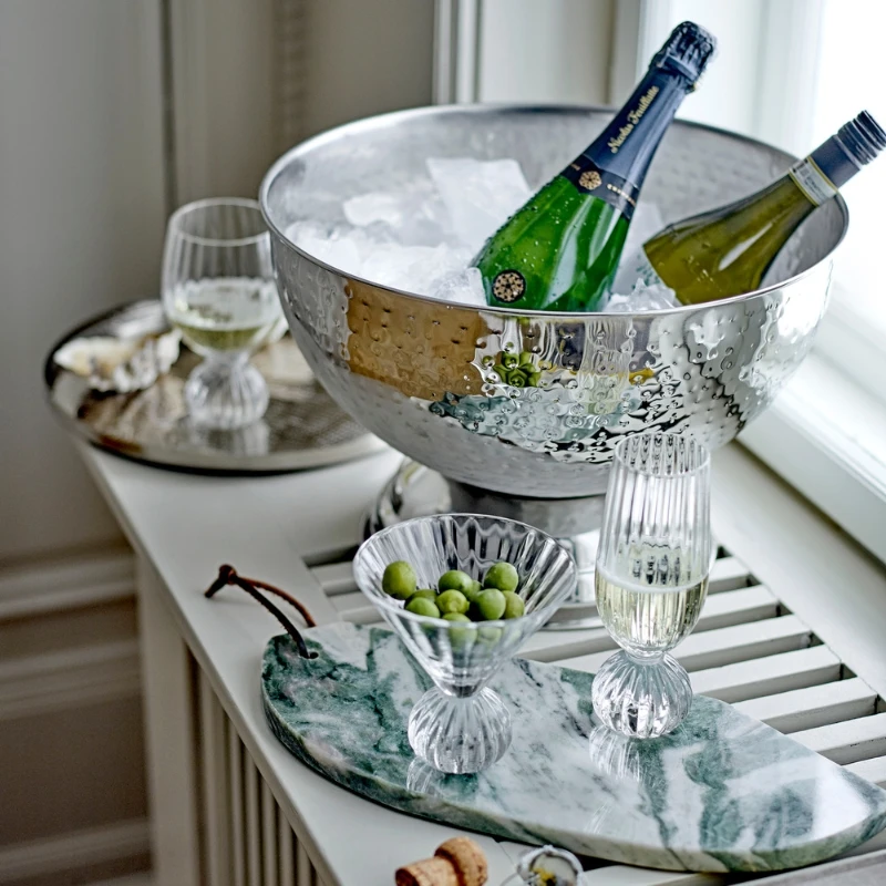 Kaluka Champagnekjøler, Sølv, Rustfritt Stål 82068272 by Bloomingville color Svart