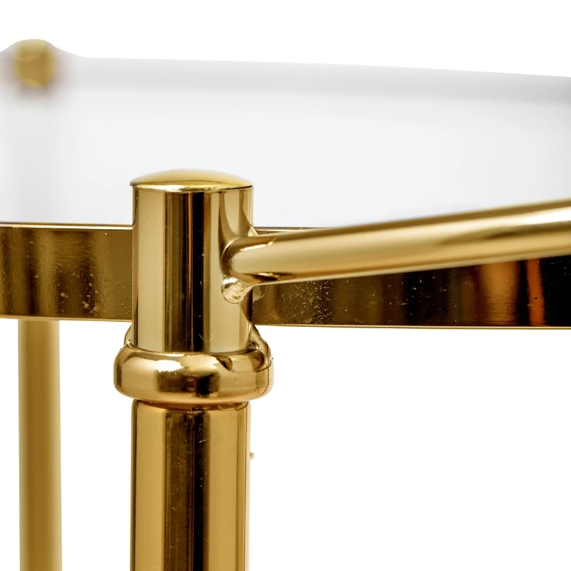 Fine Barbord, Gull, Glass 89164067 by Bloomingville color Svart