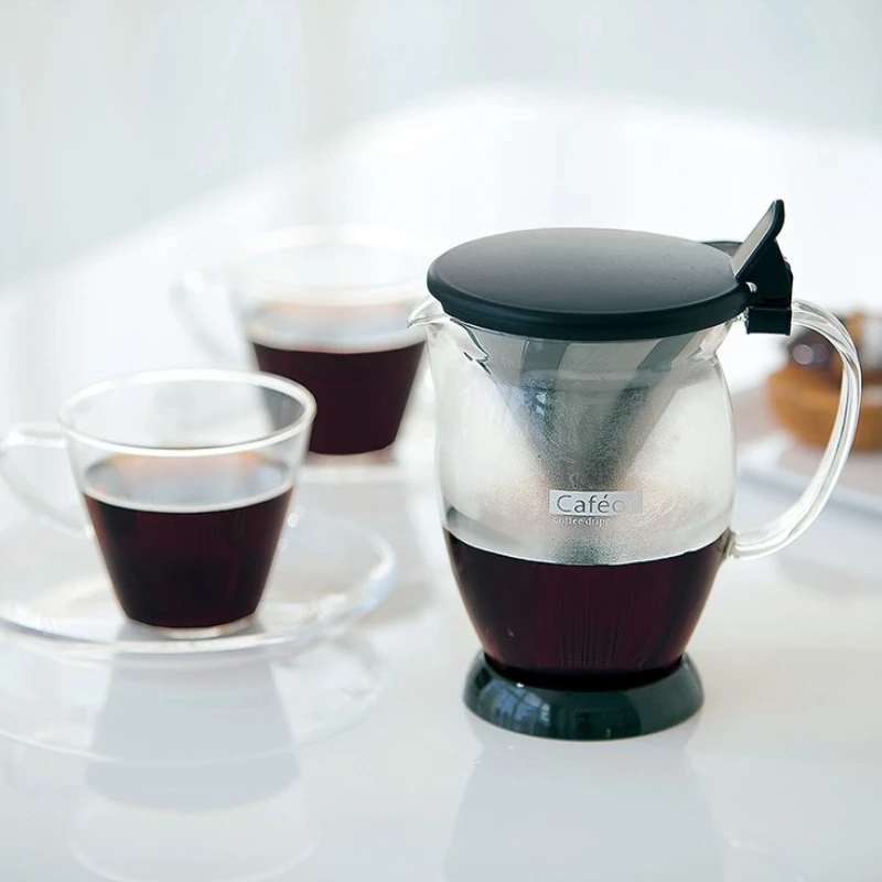 Dripper Pot "Cafeor" - Hario CFO-2B by Hario color Svart
