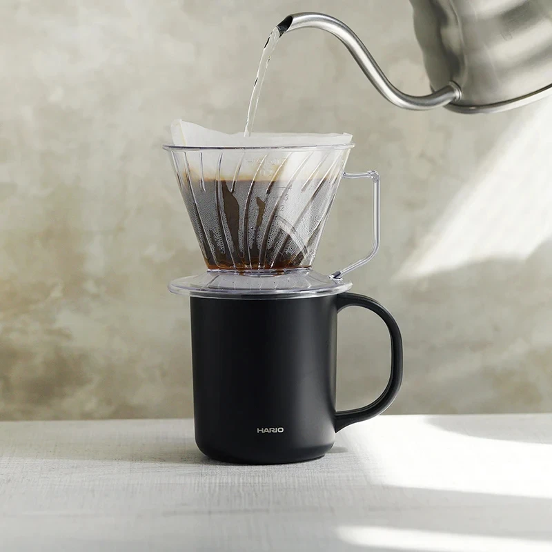 Termokopp med keramisk belegg (dobbeltvegget) - Hario CMG-350-B by Hario color Svart