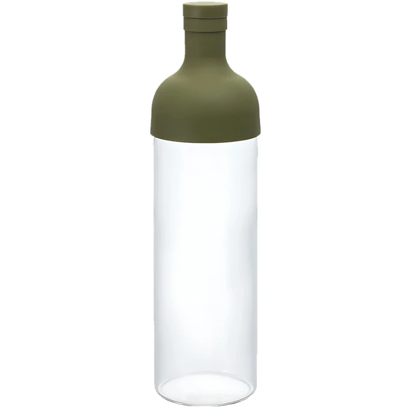 Cold Brew teflaske 750 ml Olivengrønn - Hario FIB-75-OG-EU by Hario color Svart