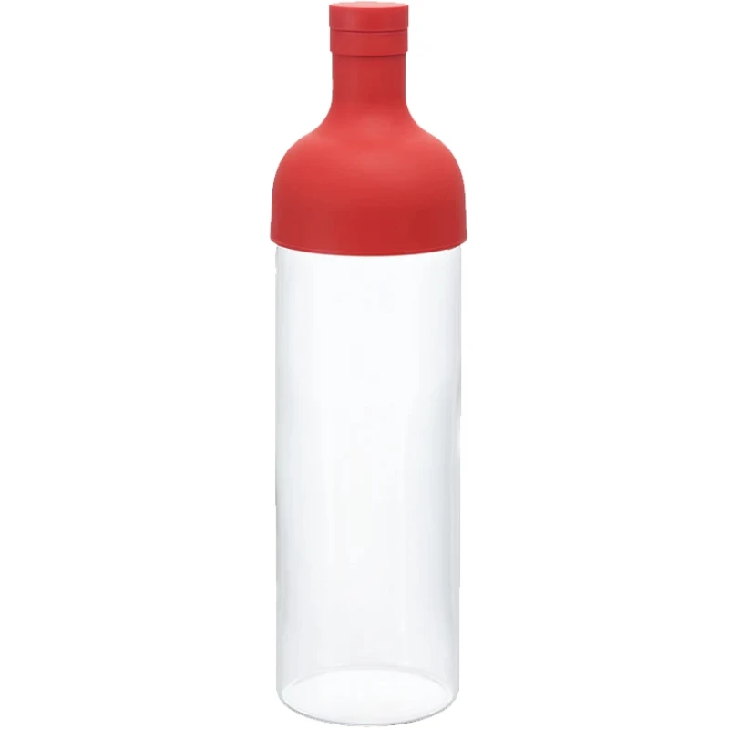 Cold Brew teflaske 750 ml Rød - Hario FIB-75-R-EU by Hario color Svart