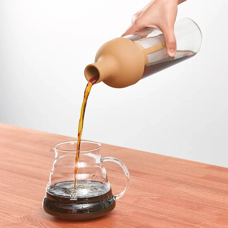 Cold Brew kaffeflaske med filter Mocca - Hario FIC-70-MC-EU by Hario color Svart
