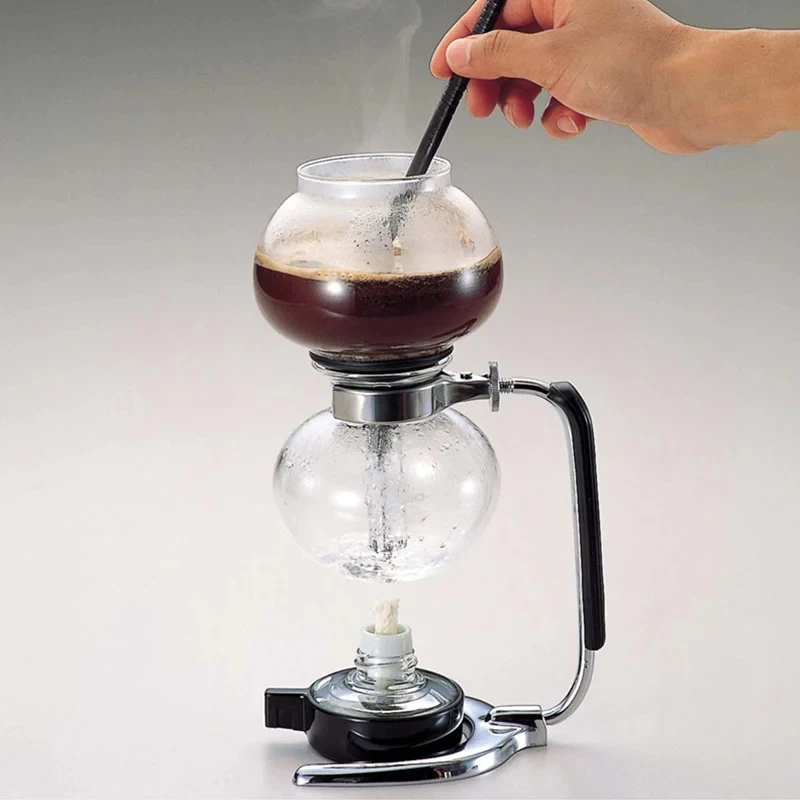 Kaffesifon "Moca" til 3 kopper - Hario MCA-3 by Hario color Svart