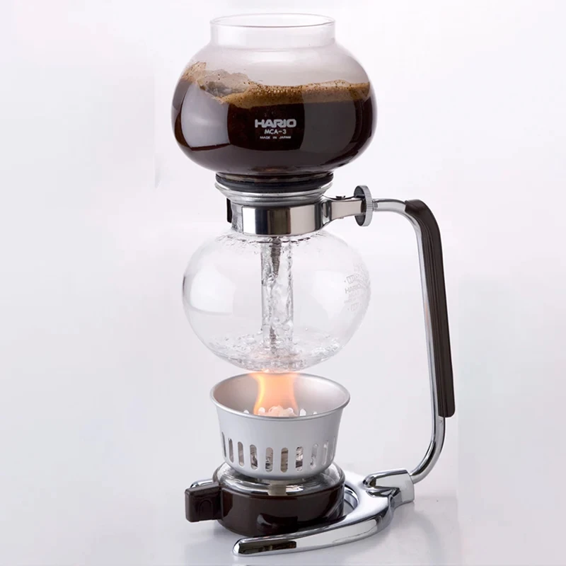 Kaffesifon "Moca" til 3 kopper - Hario MCA-3 by Hario color Svart