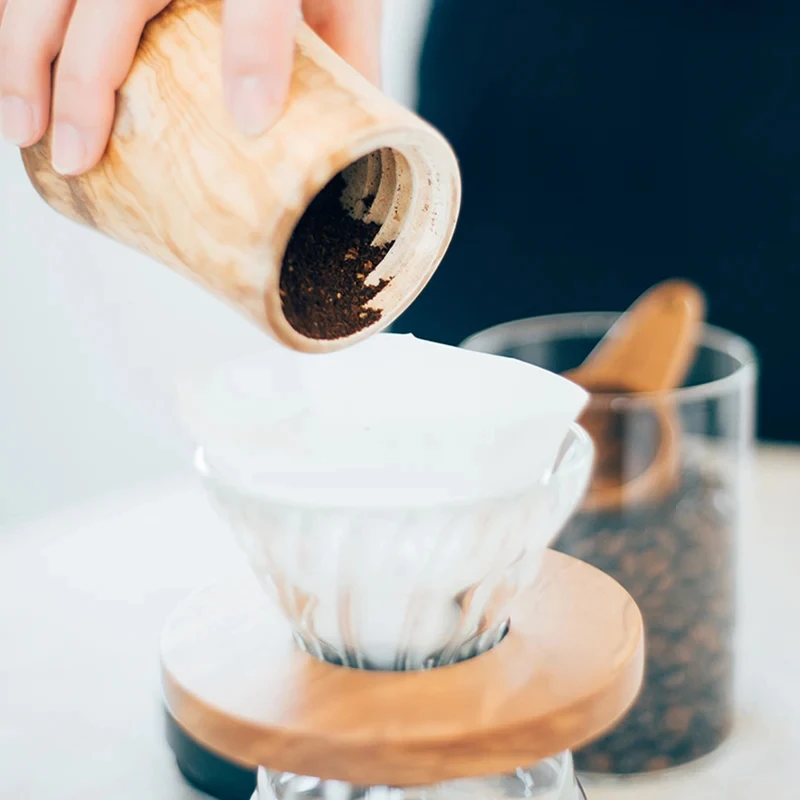 Keramisk kaffekvern Wood N - Hario MCWN-2-OV by Hario color Svart