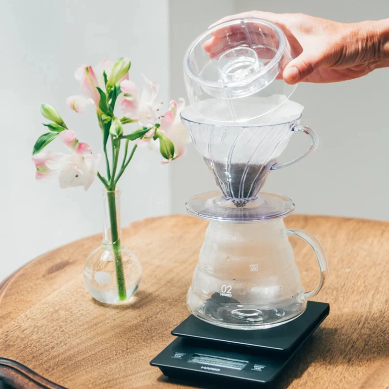 V60 Drip-Assist Sett - Hario PDA-1524-T by Hario color Svart