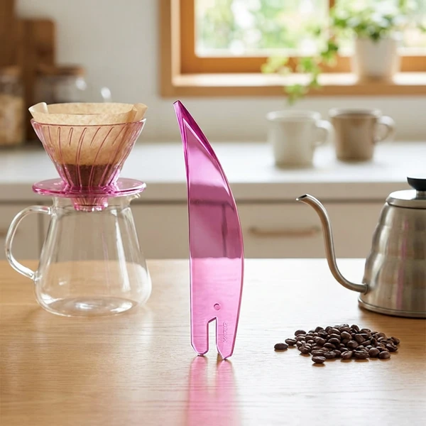 SUIREN Rib-sett med 6 deler, transparent rosa - Hario RIB-6-TPR by Hario color Svart