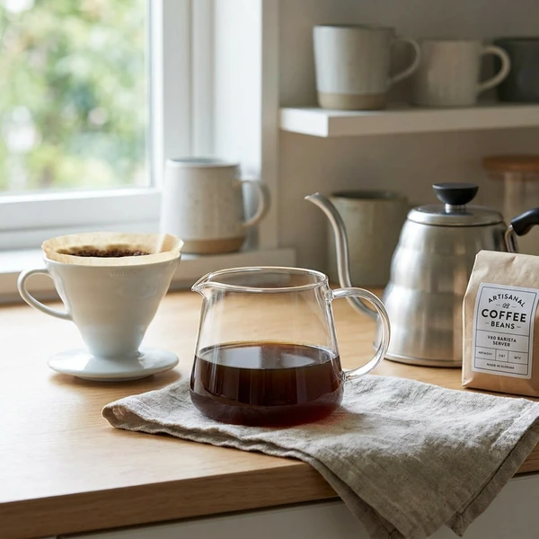 V60 Barista Server 360 ml - Hario VBS-36 by Hario color Svart