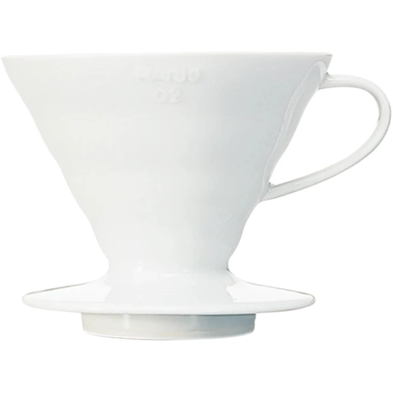 V60 Kaffedrypper 02 Keramikk / Hvit - Hario VDCR-02-W by Hario color Svart