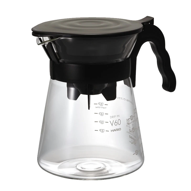 V60 Drip-in Kaffebrygger - Hario VDIR-02-B by Hario color Svart