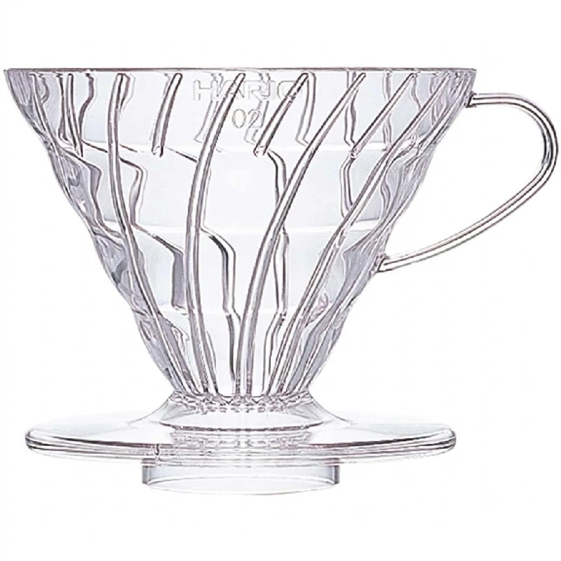 V60 Kaffedripper 02 / Klar - Hario VDR-02-T by Hario color Svart