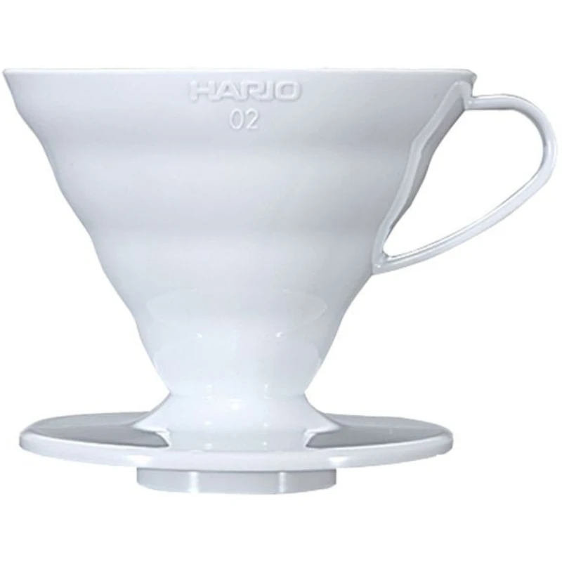 V60 Kaffedripper 02 / Hvit (PP) - Hario VDR-02-W by Hario color Svart