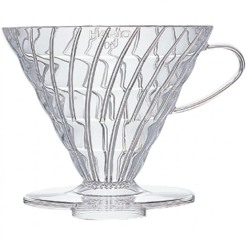 V60 Kaffedrypper 03 / Klar - Hario VDR-03-T by Hario color Svart