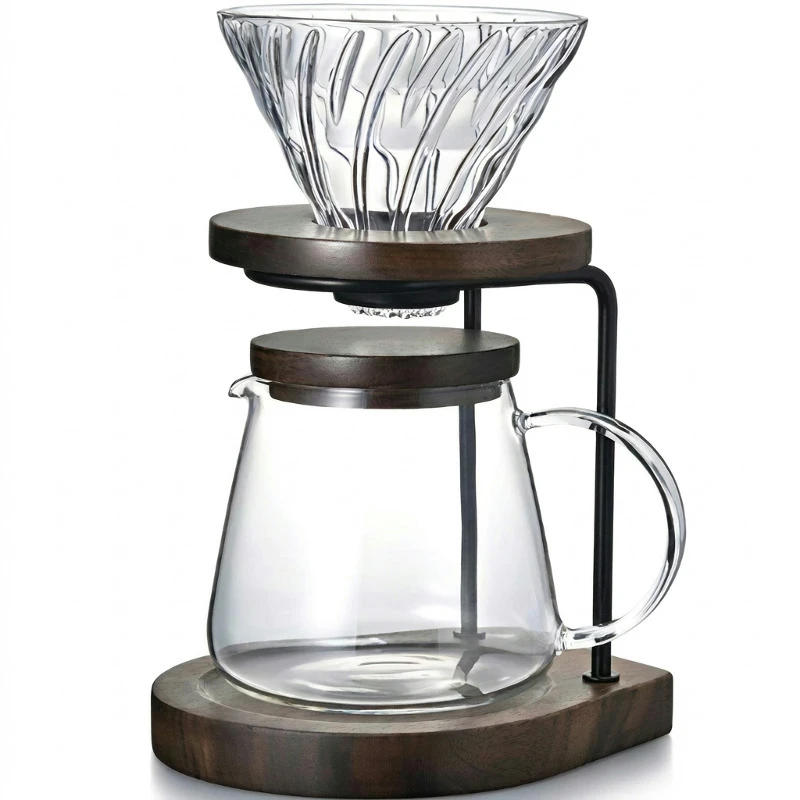 HARIO Dryppstativ Sett Valnøtt WDS-1006-WN by Hario color Svart