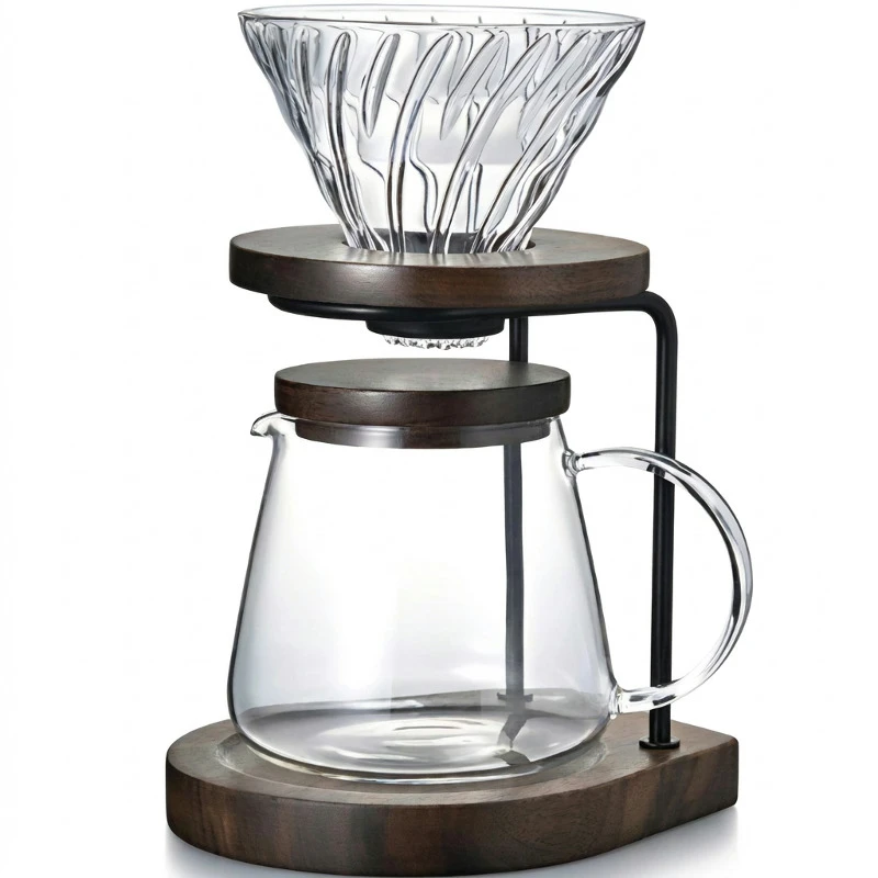 HARIO Dryppstativ Sett Valnøtt WDS-1006-WN by Hario color Svart