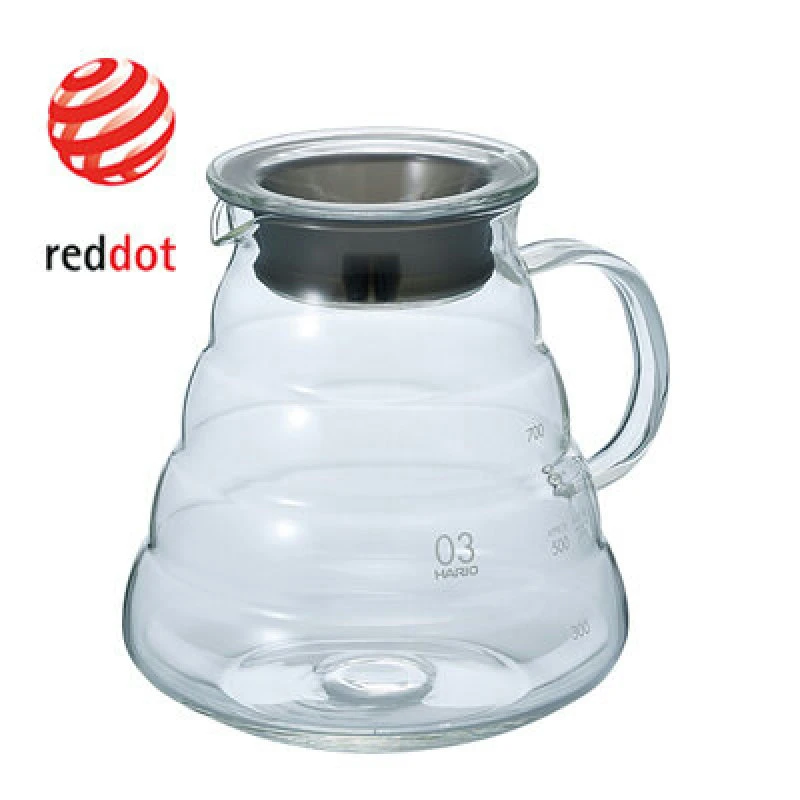 V60 Glasskanne 800 ml – Hario XGSR-80-TB by Hario color Svart
