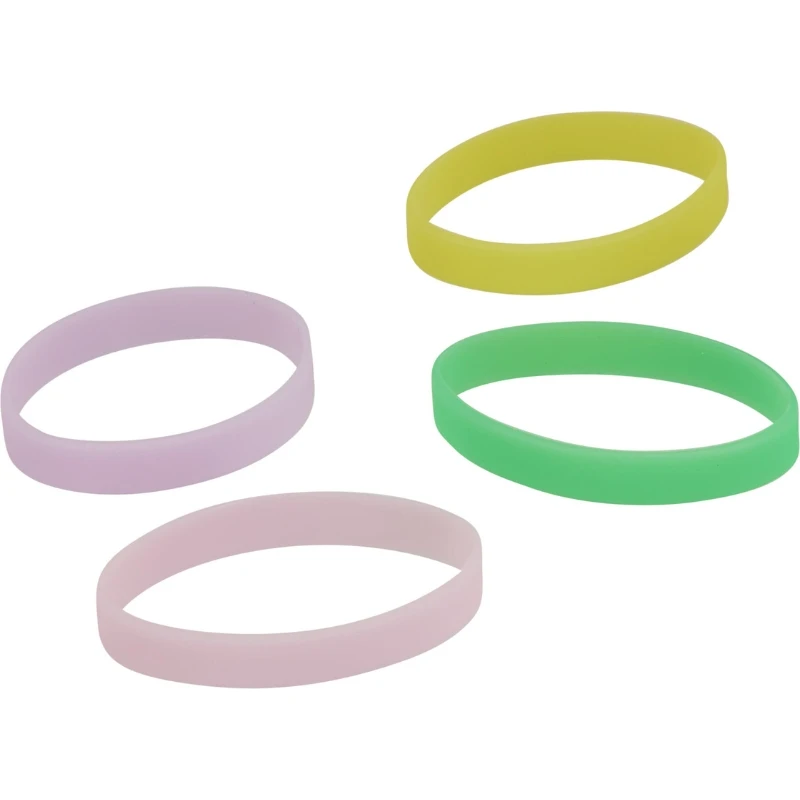 Selvlysende armbånd 4 stk. 491022420 by Koop color Svart