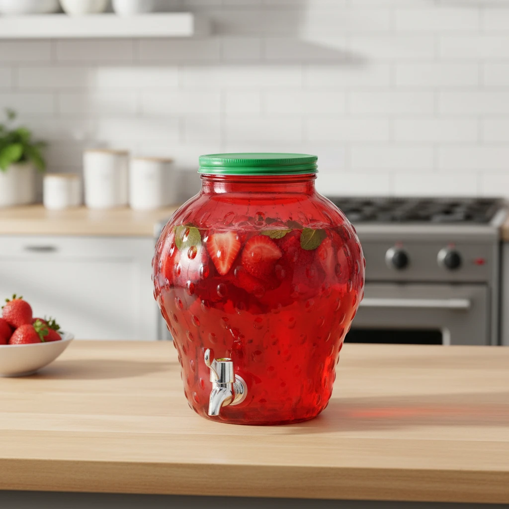 Drikkedispenser glass Ø20 x 30 cm CD1003370 by Koop color Svart