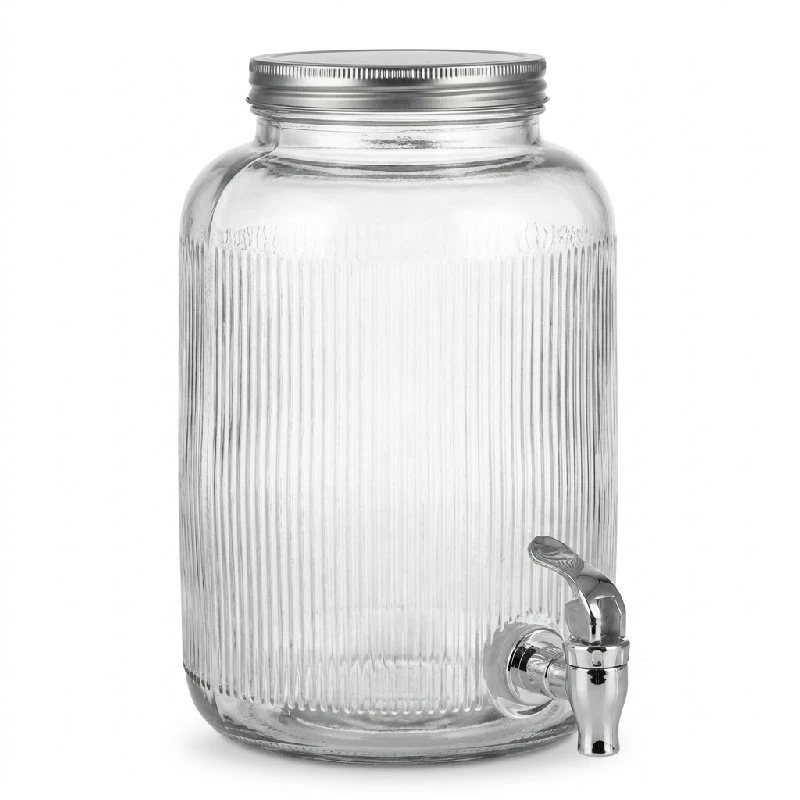 Drikkedispenser i glass 4 liter CD4100370 by Koop color Svart