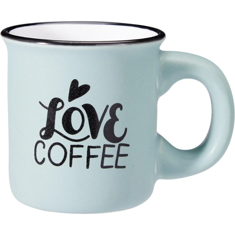 Kaffekrus sett 7 stk. 110 ml Q09000050 by Koop color Svart
