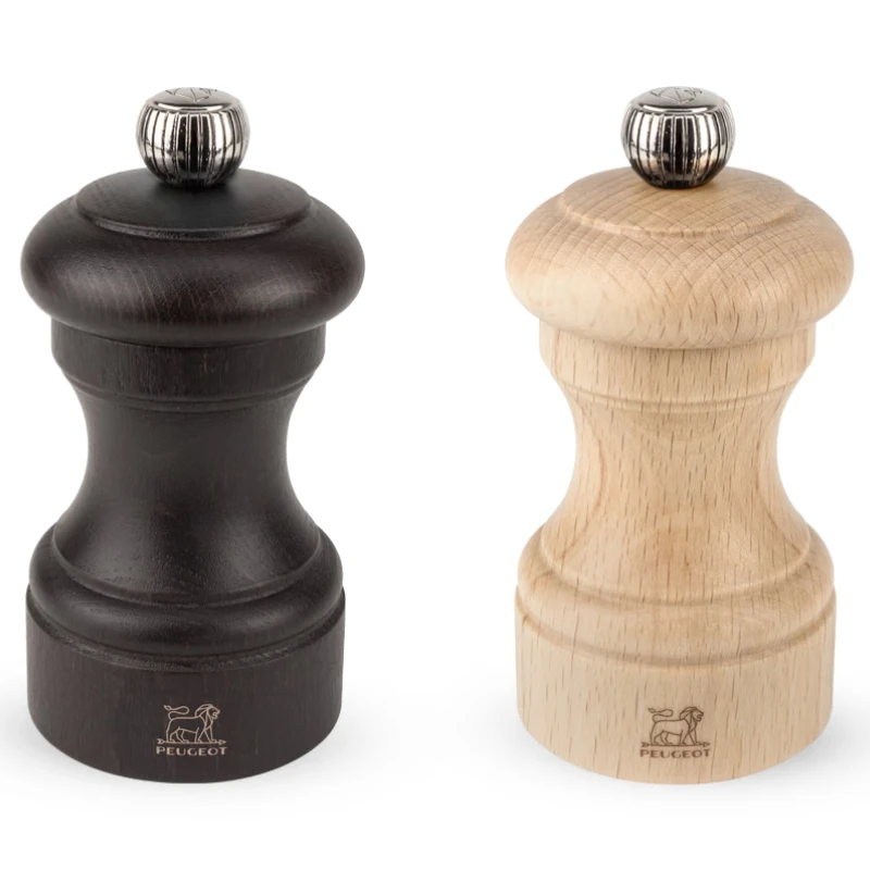 Peugeot Bistro sett PM+SM Choco/nat., tre, 10cm 2/22594 by Peugeot color Svart