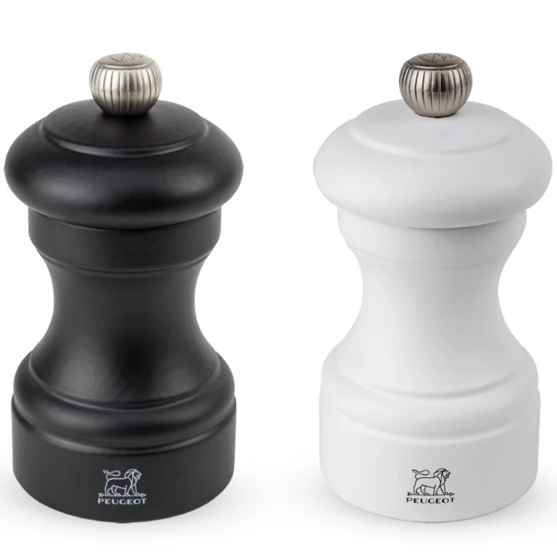 Peugeot Bistro sæt PM sort + SM hvid træ sort/hvid mat, 10cm 2/24291 by Peugeot color Svart