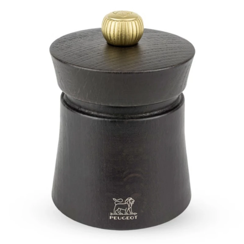 Peugeot Baya pepperkvern tre, sjokolade, 8 cm 27896 by Peugeot color Svart/vit matt
