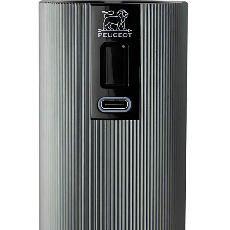 Peugeot Line Elektrisk Pepperkvern Aluminium Carbon 15 cm 43148 by Peugeot color Svart