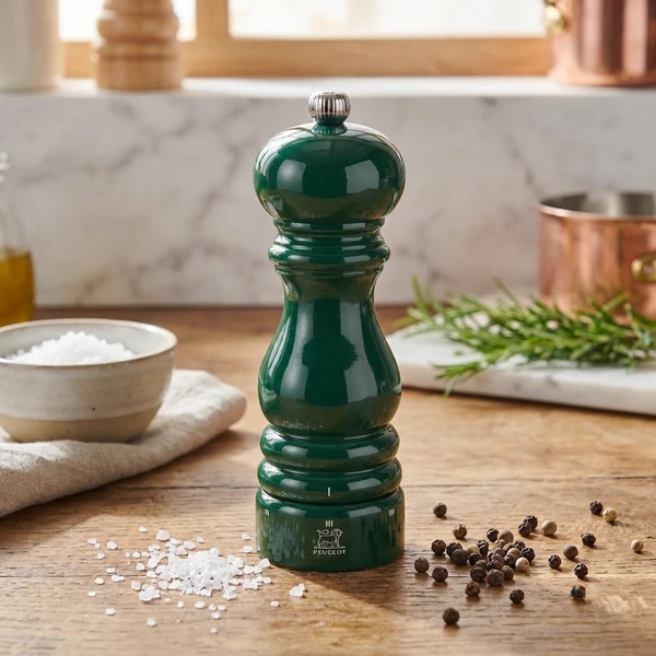Peugeot Paris Saltkvern u'select Z Forest Green Wood 18 cm 4353700 by Peugeot color Svart