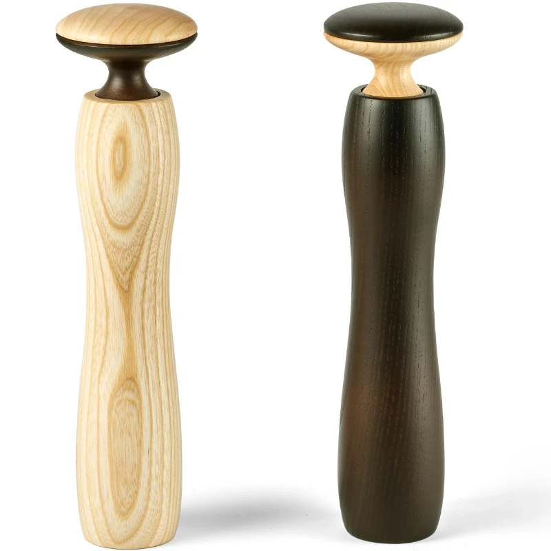 HERCULES keramisk kvern, medium, mørk ask, 28,5 cm, ø 7,5 cm LESPTL by Legnoart color Svart