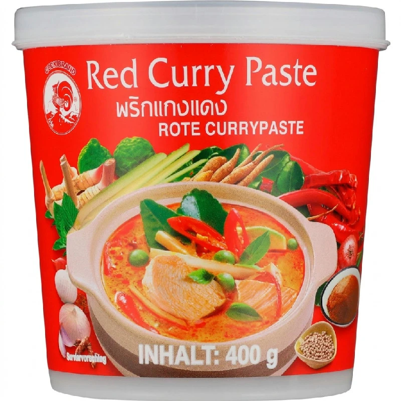 Rød karripasta 400 g 264731 by Cock color Svart