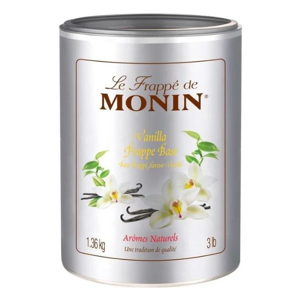 Monin Frappé Vanilje Base, 1,36KG 61003 by MONIN color Svart