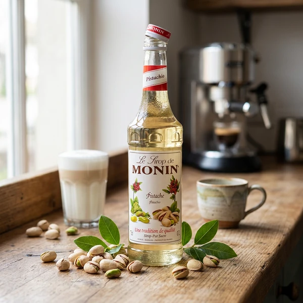 Monin Syrup Pistachio / Pistacie FL 70 61236 by MONIN color Svart