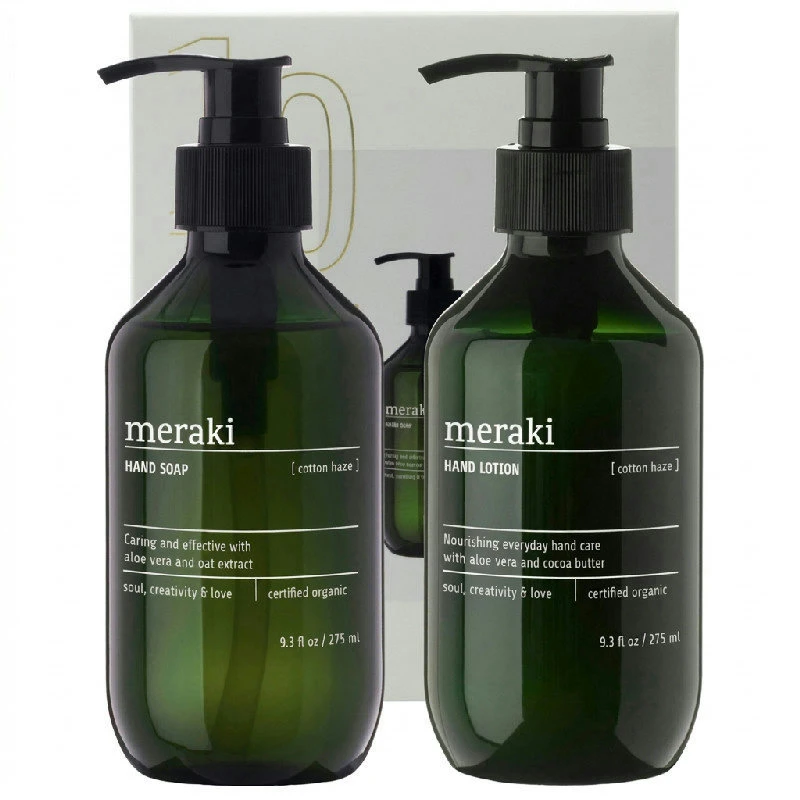 Meraki Cotton Haze Håndpleie Gaveeske 2 x 275 ml 309774005 by Meraki color Grön