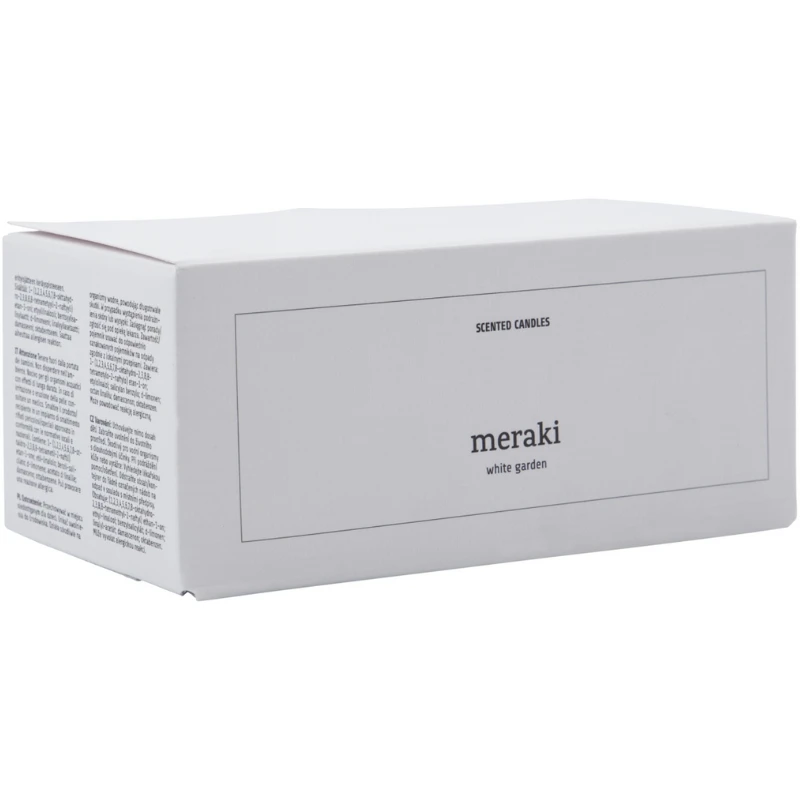Meraki Duftlys, White garden, Hvit 2 stk. 366650100 by Meraki color Vit