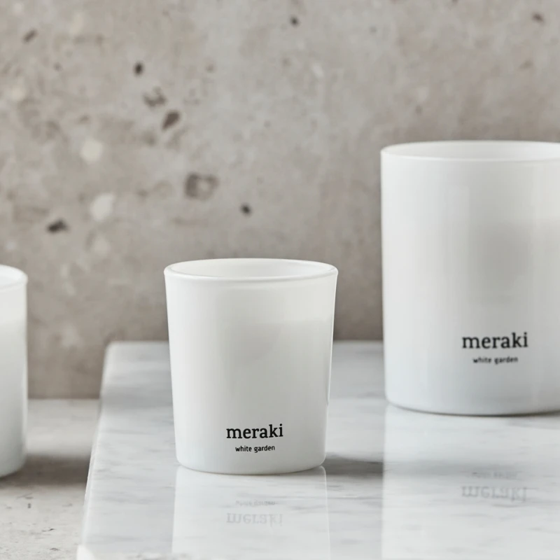 Meraki Duftlys, White garden, Hvit 2 stk. 366650100 by Meraki color Vit