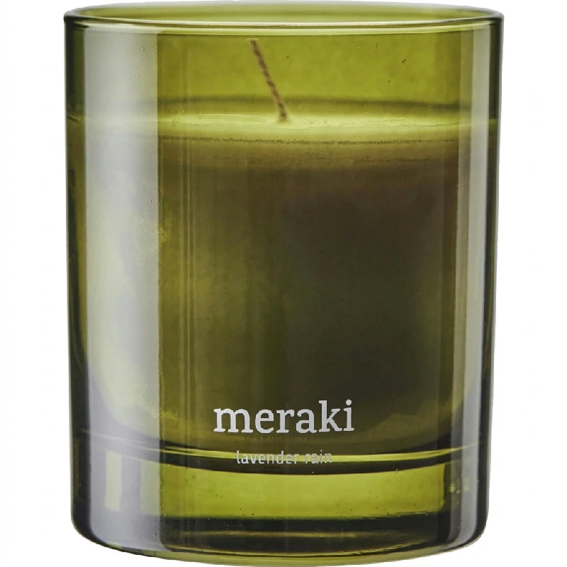 Meraki Duftlys Lavender Rain, Grønn Høy 200 g 366650202 by Meraki color Grön